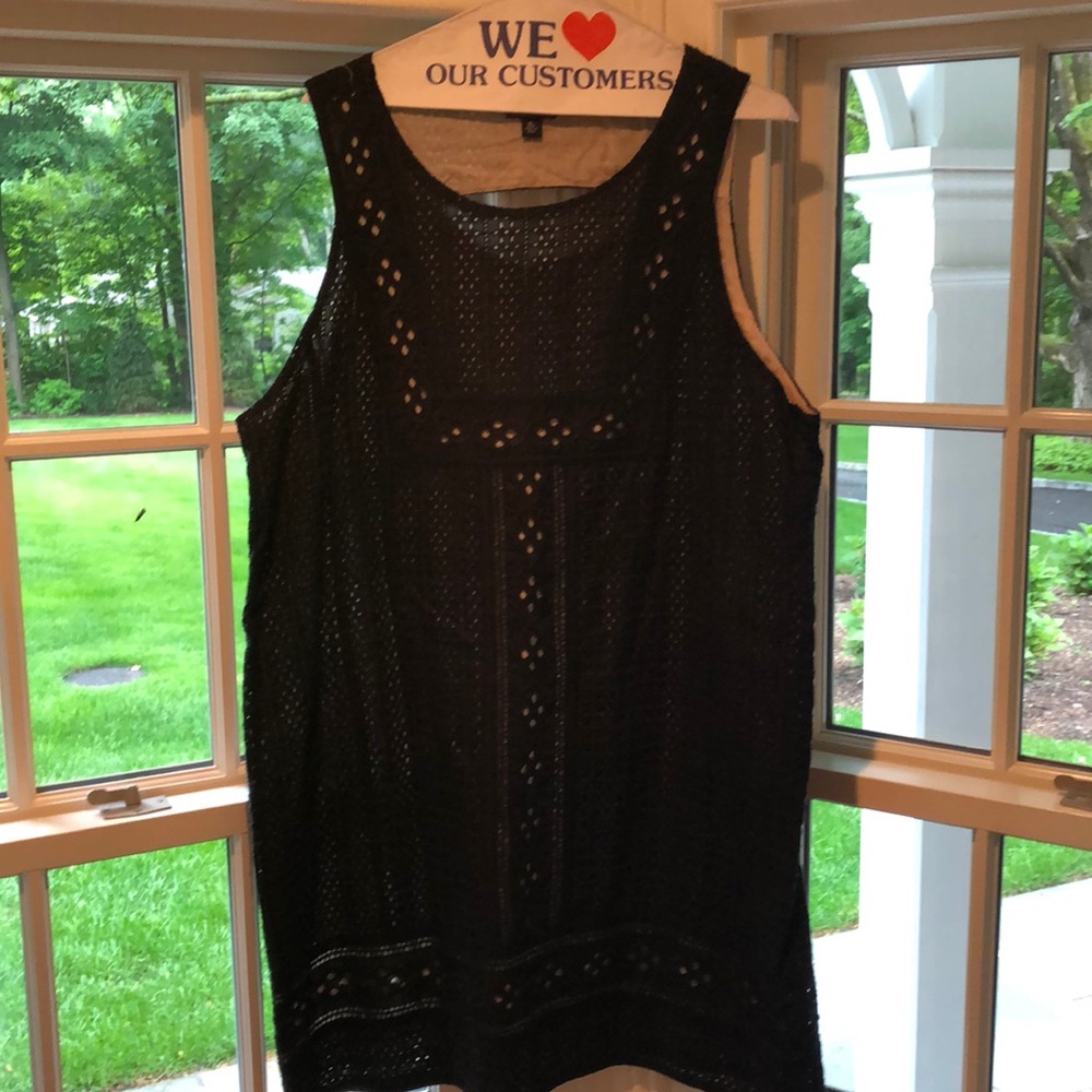 Black eyelet Lucky Brand Dress